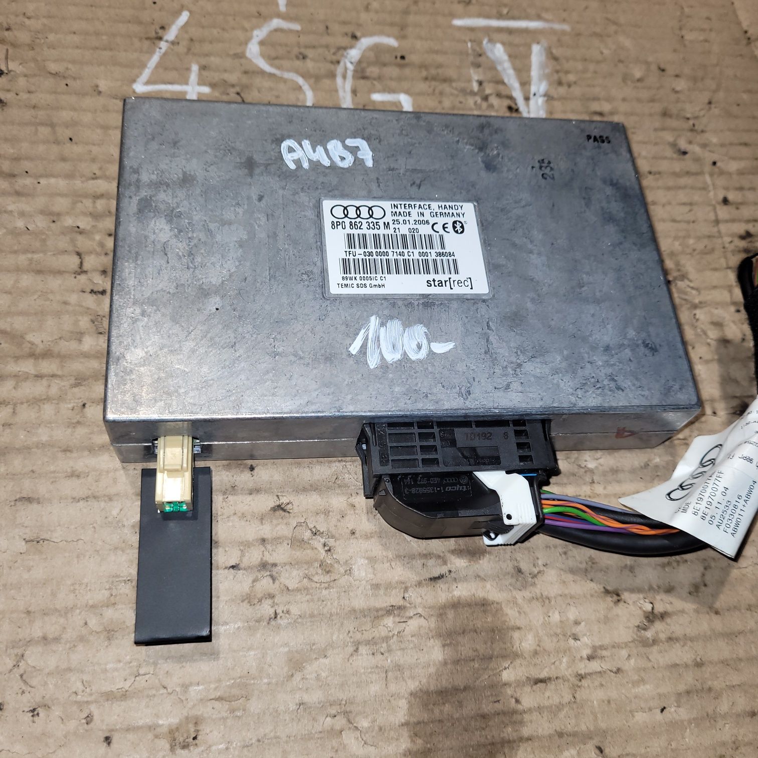 Moduł sterownik bluetooth interface audi a4 b7 a3 8p 2006r