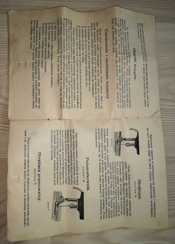 Zabytkowa maszyna do szycia BOBBIN