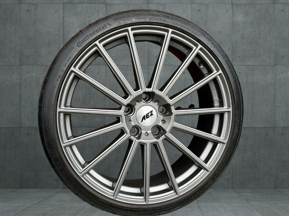 Koła Felgi 5x120 R20 AEZ Steam opony letnie 245/30R20 Continental