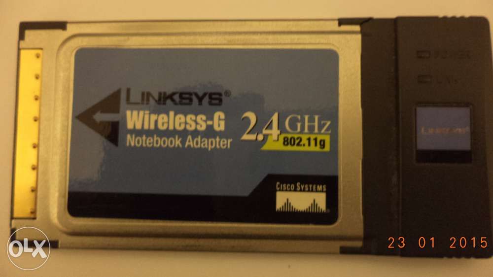 Wireless - G Notebook Adapter 2.4GHZ 802.11g - Linksys