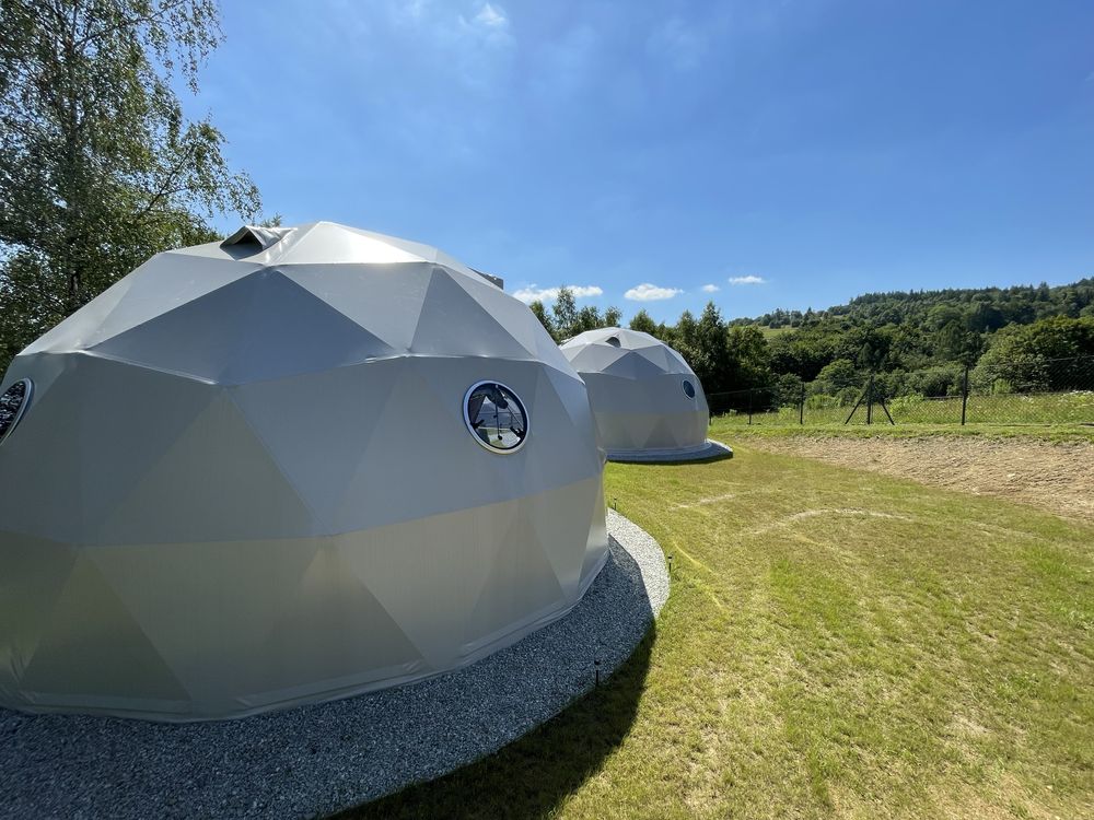 Namiot kopułowy, Kanadyjski wersja ZIMOWA, glamping,  6 m,  caloroczny