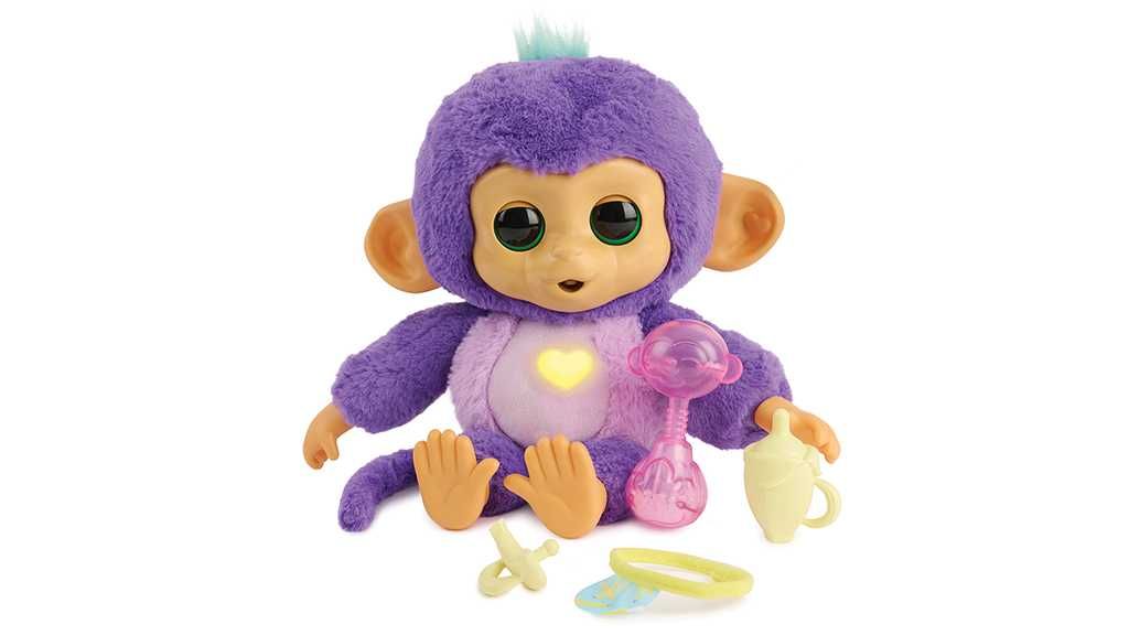 Інтерактивна іграшка мавпочка Санні Fingerlings Care n Cuddles 3191