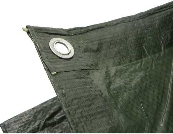 PLANDEKA 4x5m zielona gruba 80g/m²