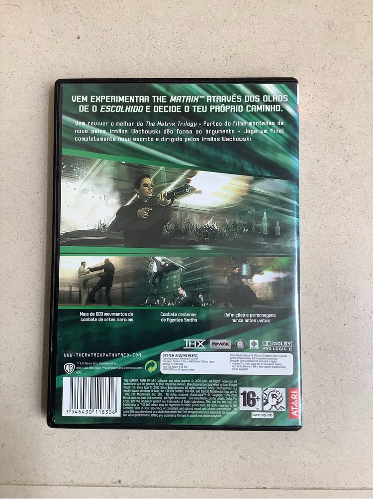 Matrix Path of Neo jogo para pc