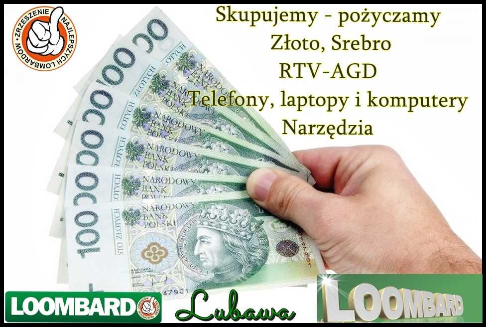 Skup Sprzedaż Zastaw Złoto!!! Lubawa Lombard ul. Zamkowa 16