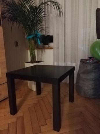 Stolik Ikea kwadratowy  ciemny brąz