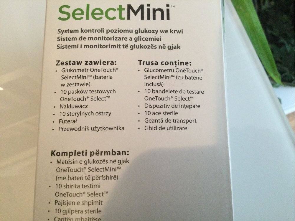 Glukometr One Touch Select Mini