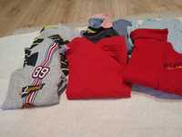 7 sztuk bluzeczek dla małego chłopczyka (98-104)