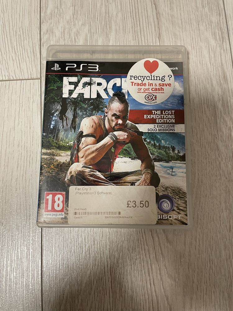 Диск far cry 3 на ps 3