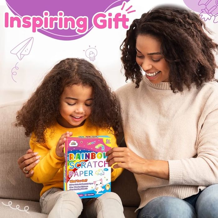 Набор для творчества / рисование / scratch book