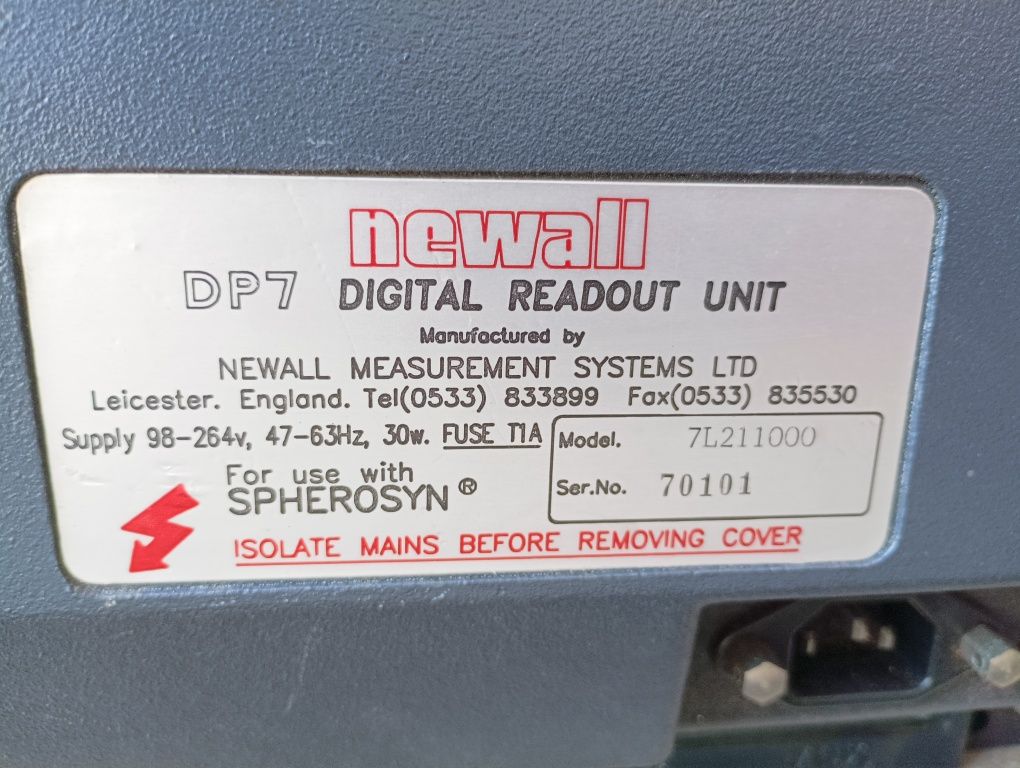 Leitor digital marca Newall, modelo DP7. Nunca usado!