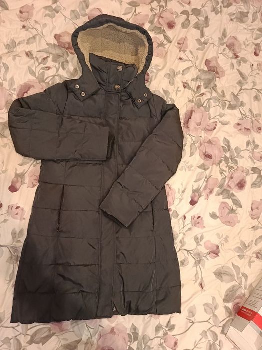 Куртка чорна для дівчинки 152