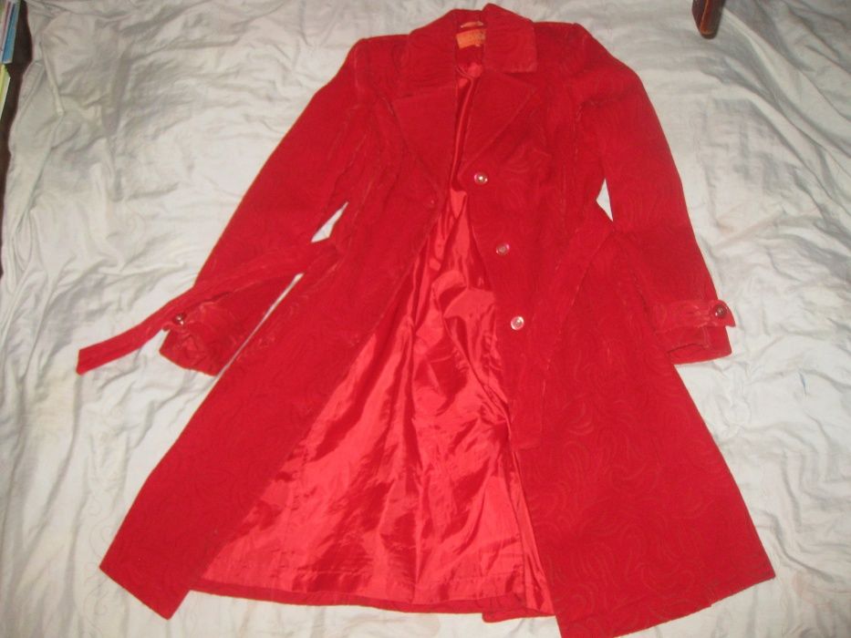 Пальто женское GIORGIO Джиорджио красное демисезонное