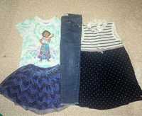 Лот для дівчинки(юбка,сукня,плаття,скіни,джинси,футболка)