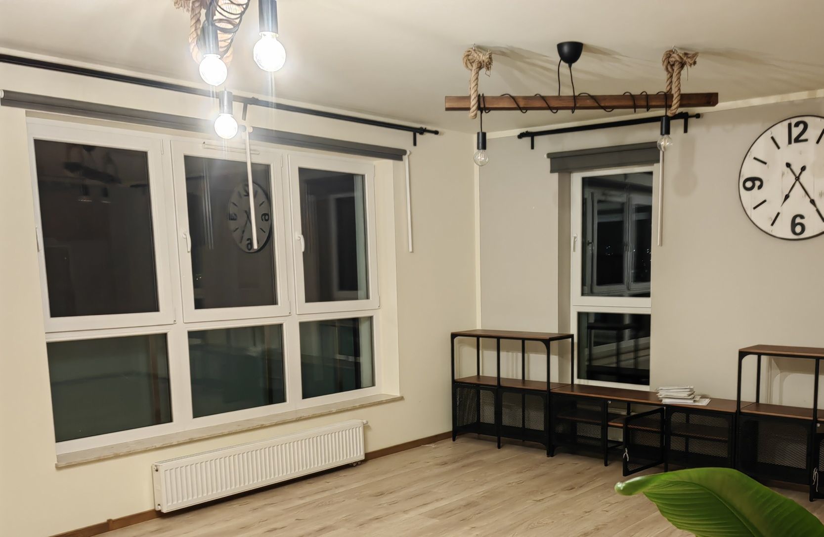 Żyrandol lampy loft wiszące belka