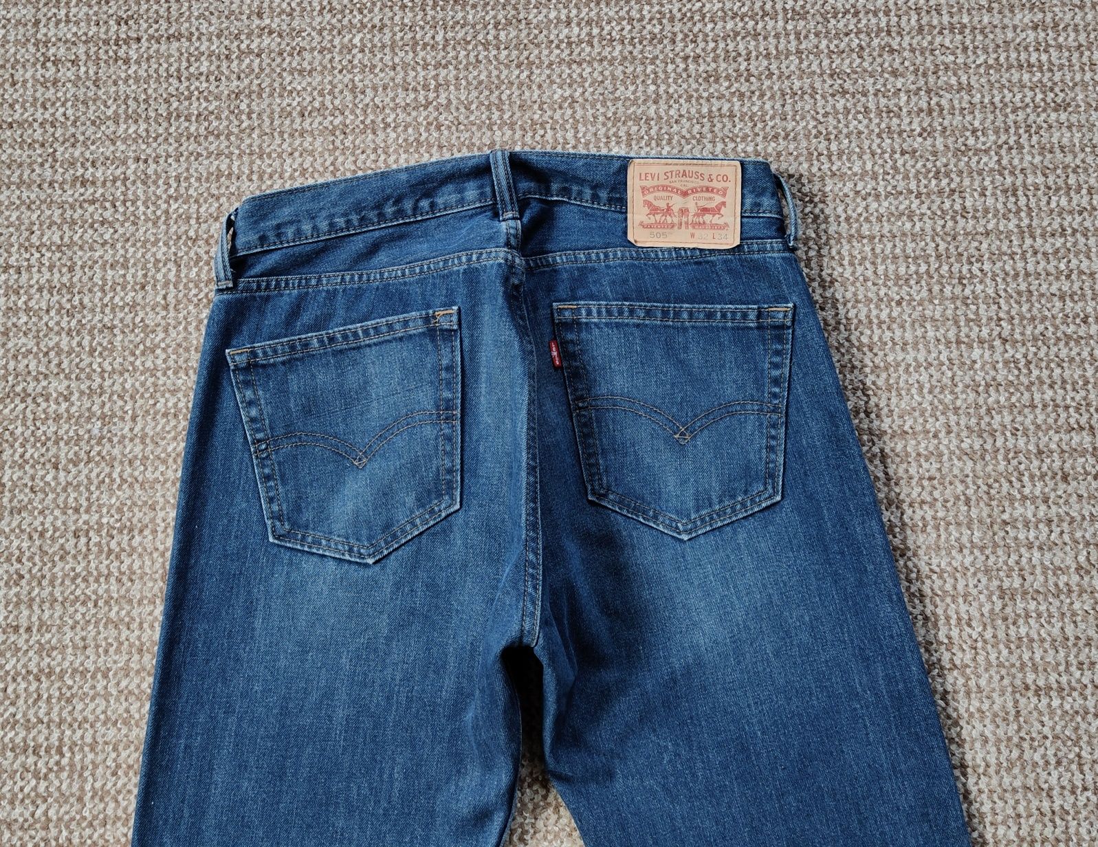 Levi's 505 джинси regular fit оригінал W32 L34 лівайс