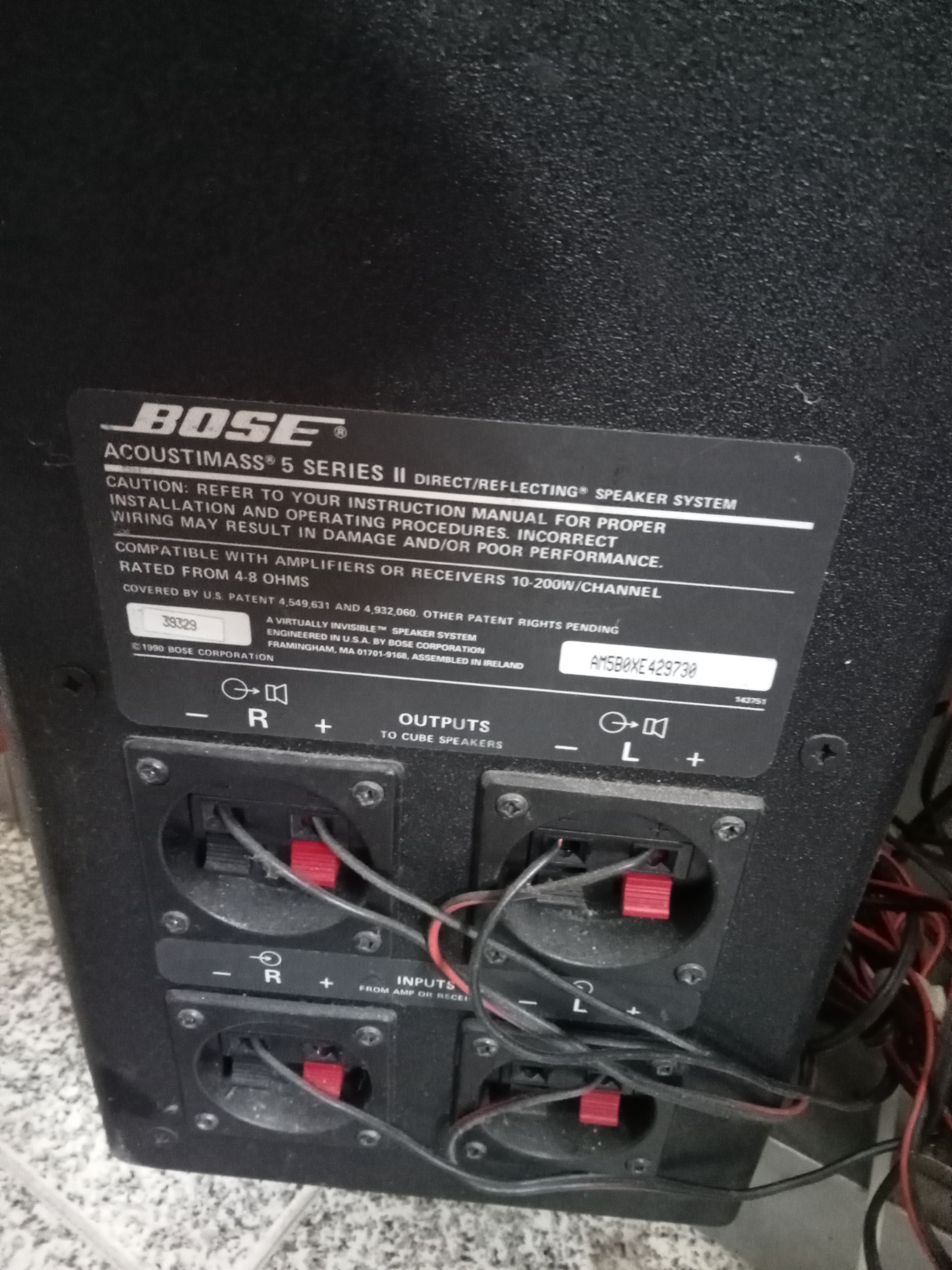 Conjunto surround. BOSE de qualidade