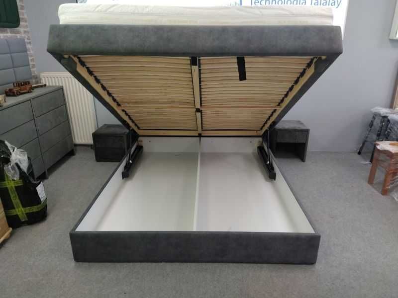 Łóżko tapicerowane 160x200 z pojemnikiem SALON Toruń