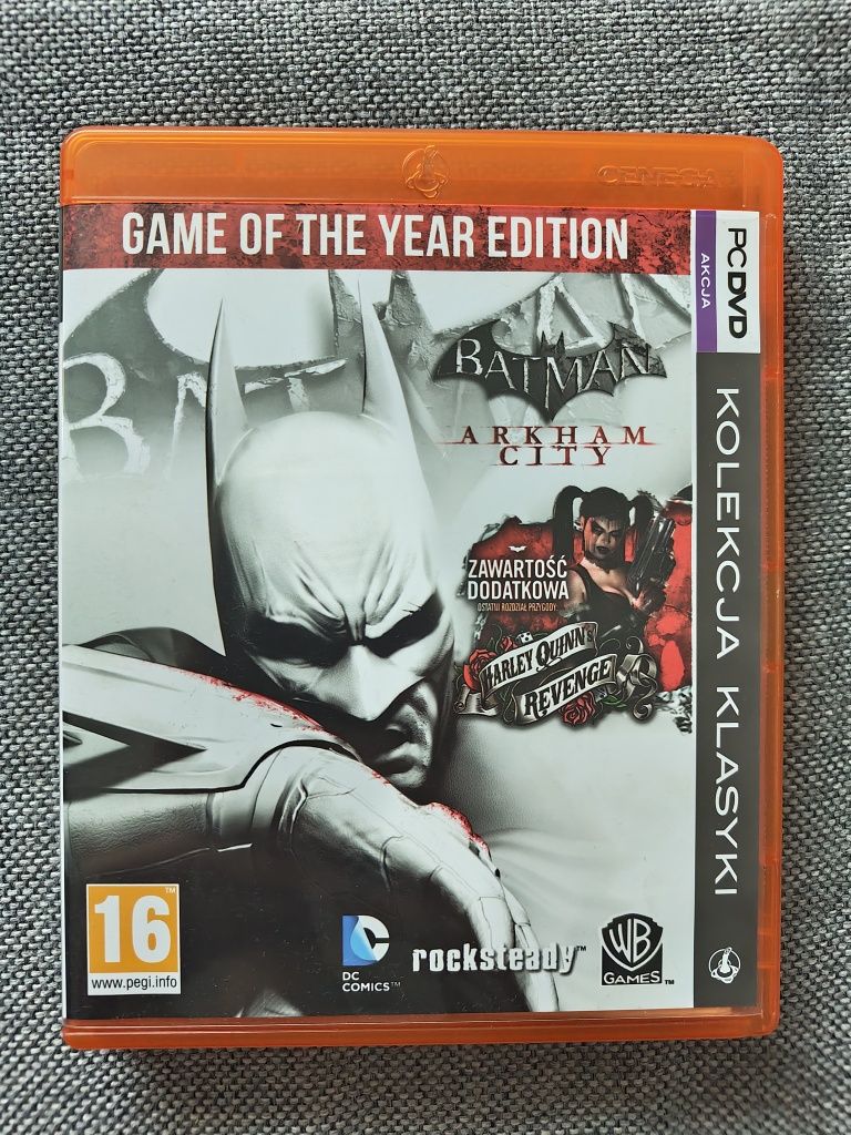 Batman Arkham City PC Box Pudełko Kolekcja Klasyki