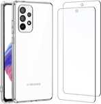Plecki NEW'C do Samsung Galaxy A53 5G bezbarwny + 2x szkło hartowane 9