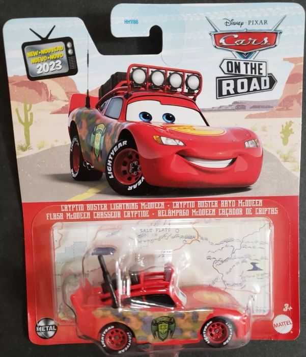 Cryptid Buster Lightning McQueen Cars On The Road 1/55
