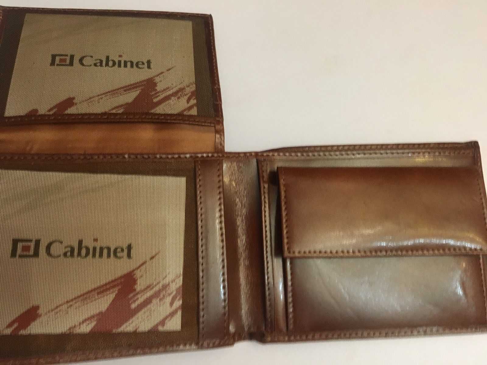 Продам портмоне мужское из натуральной кожи бренда Cabinet