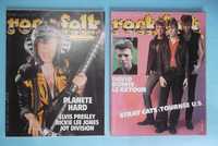 ROCK & FOLK - 2 revistas de 1983, David Bowie, Scorpions, Stray Cats