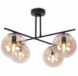 Lampa sufitowa wisząca żyrandol elegancki szklany