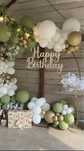 Оренда напис "Happy Birthday" для фотозони