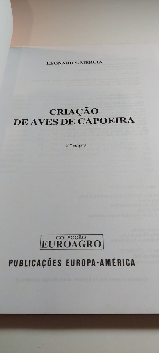 Criação de Aves de Capoeira - Leonard S. Mercia