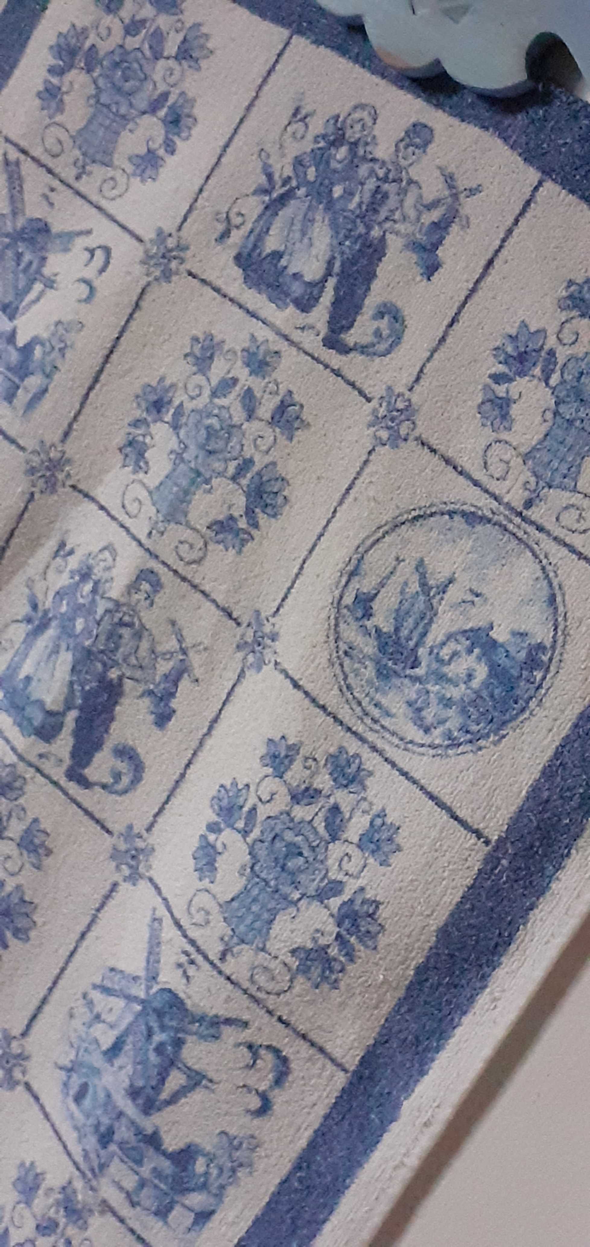 Kilim makatka bawełniana wzór w stylu skandynawskim