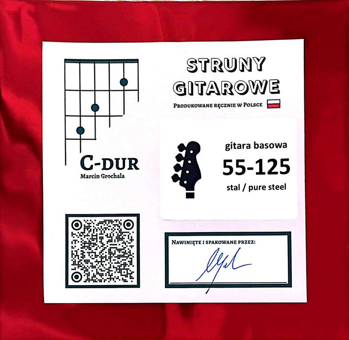 Struny C-dur do gitary basowej 55-125
