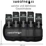 SWEATNESS – Regulowane obciążenia na nogi i ręce, od 0,3 kg do 3 kg