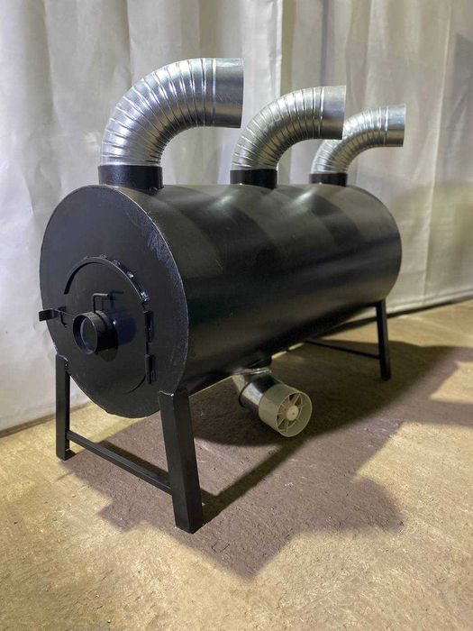 ОТ ЗАВОДА! 1030м3! ОБДУВ! 6мм! Печь Буржуйка Булерьян Теплогенератор