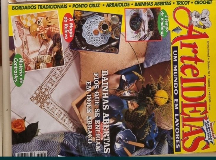 Lote revistas artes e ideias