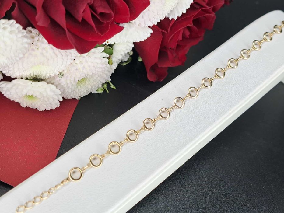 NOWA ZŁOTA BRANSOLETKA 2,62 GR. próba: 585 Komis Redi