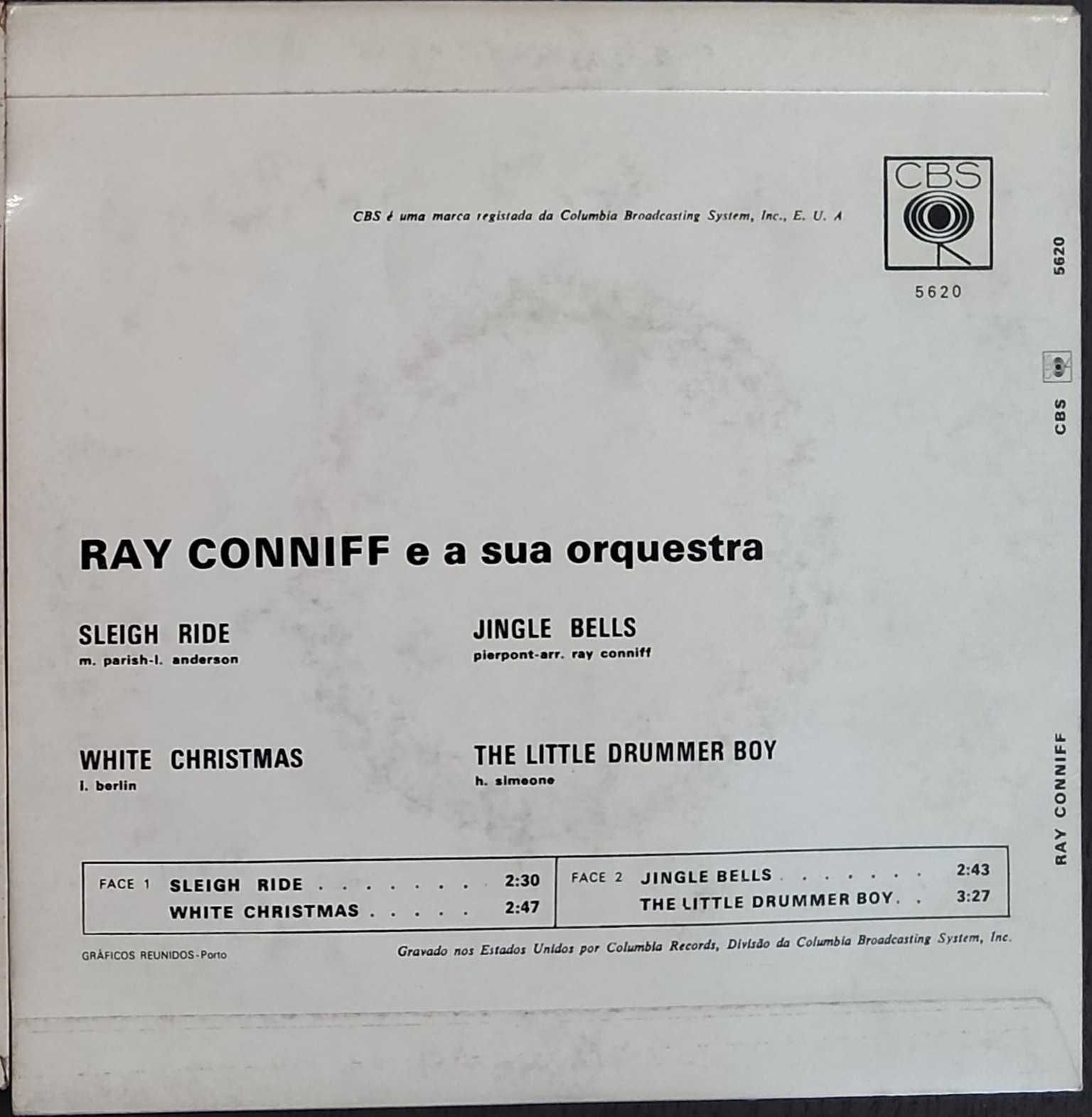 Vinil Single - Ray Conniff e a Sua Orquestra - Natal Com Conniff