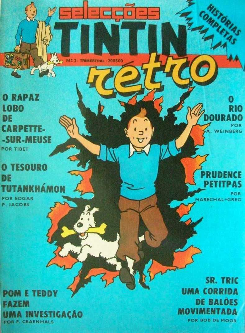 Selecções Tintin 1 a 3 - Publipress - cores - formato A4 - completa
