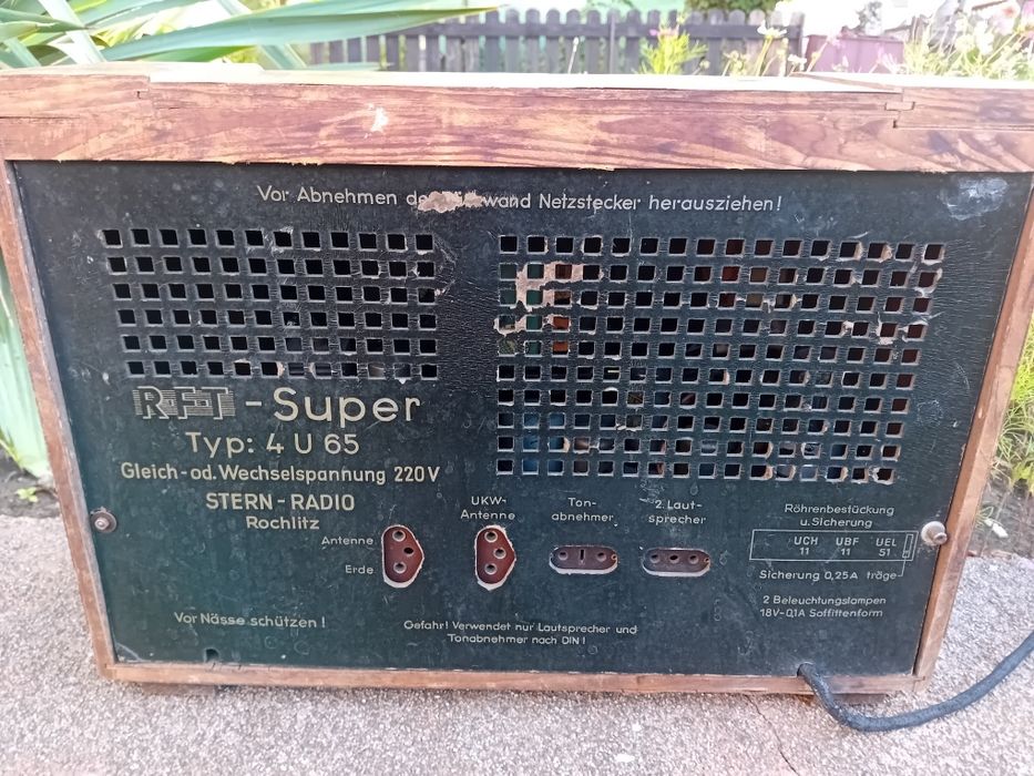 Radio RFT Super typ 4U65