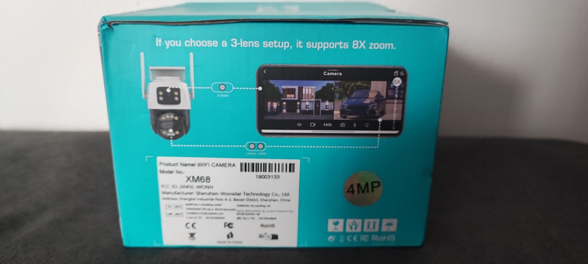 Kamera zewnetrzna  do monitoringu  WIFI XM 68 (Nowa)