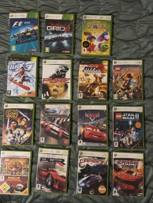Conjunto Jogos xbox 360/xbox one