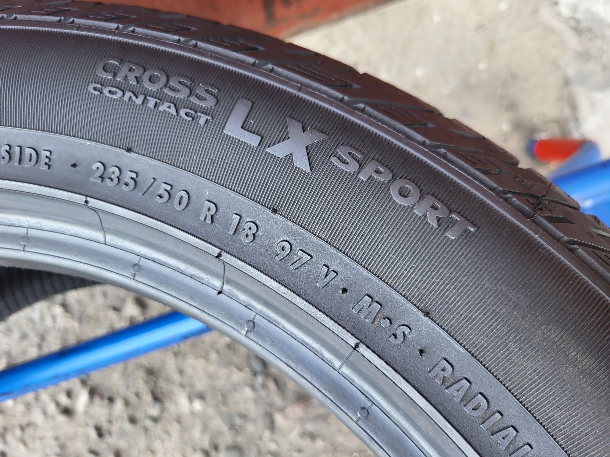235/50/18 R18 Continental CrossContact LX Sport 2шт ціна за 1шт шини