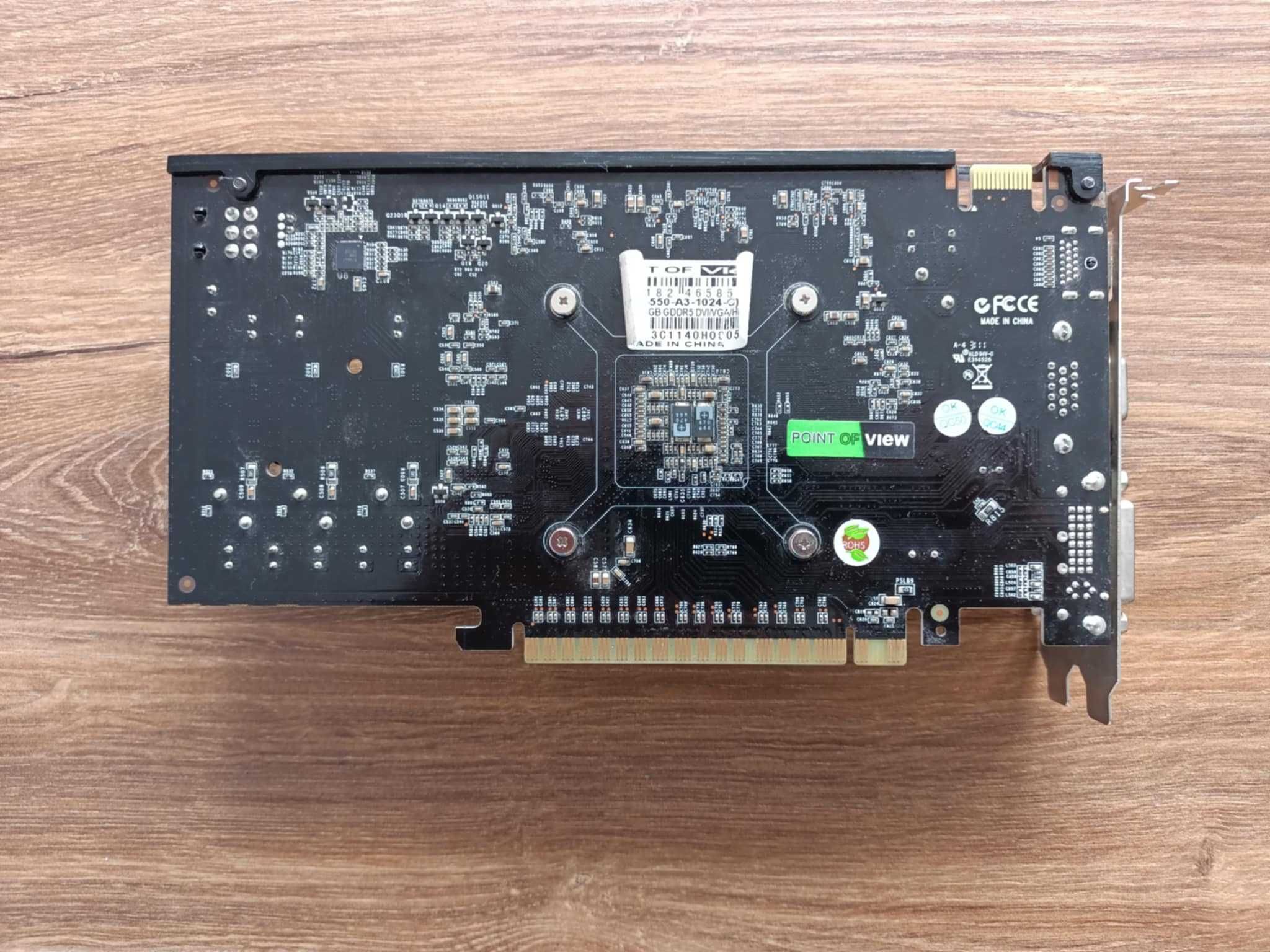 Karta Graficzna Point Of View GTX 550Ti 1GB GDDR5 HDMI, DVI-D, VGA