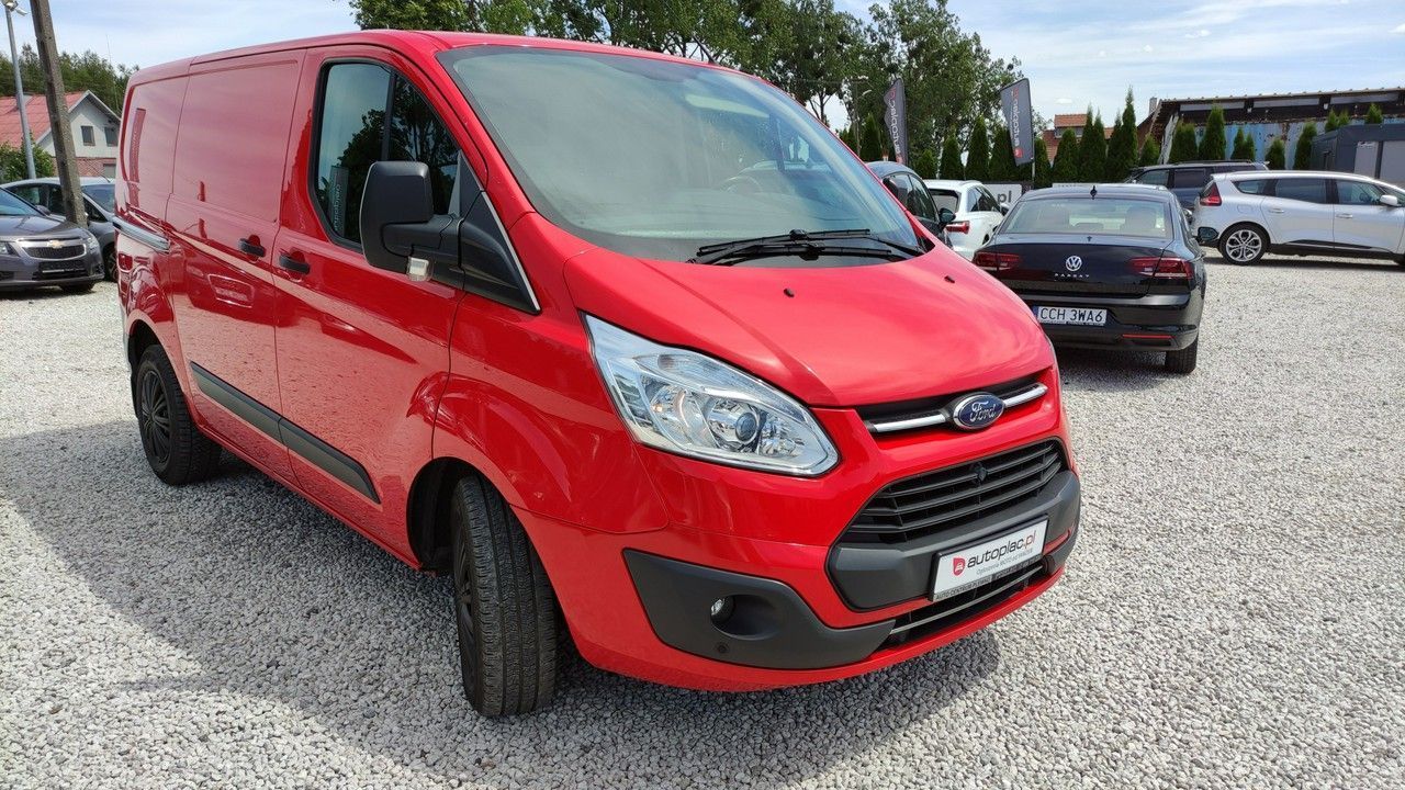 Ford Transit Custom  2.0TDCI 131kM Klima Tempomat Soczewka Czujniki Bluetooth GWARANCJA