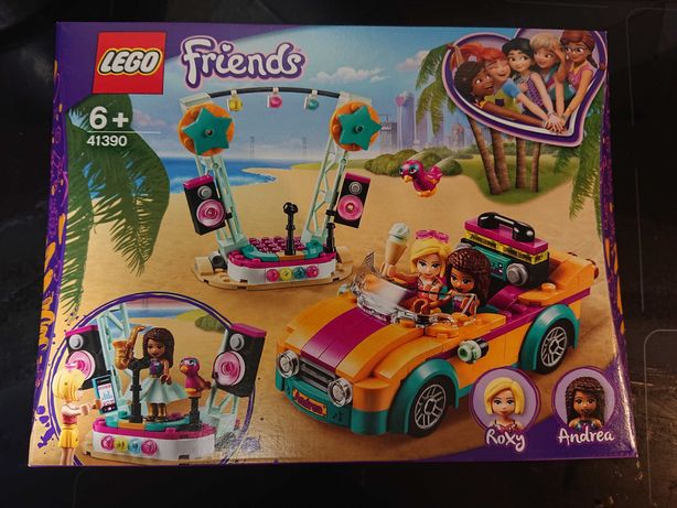 Nowe klocki LEGO Friends 41390 Samochód i scena Andrei