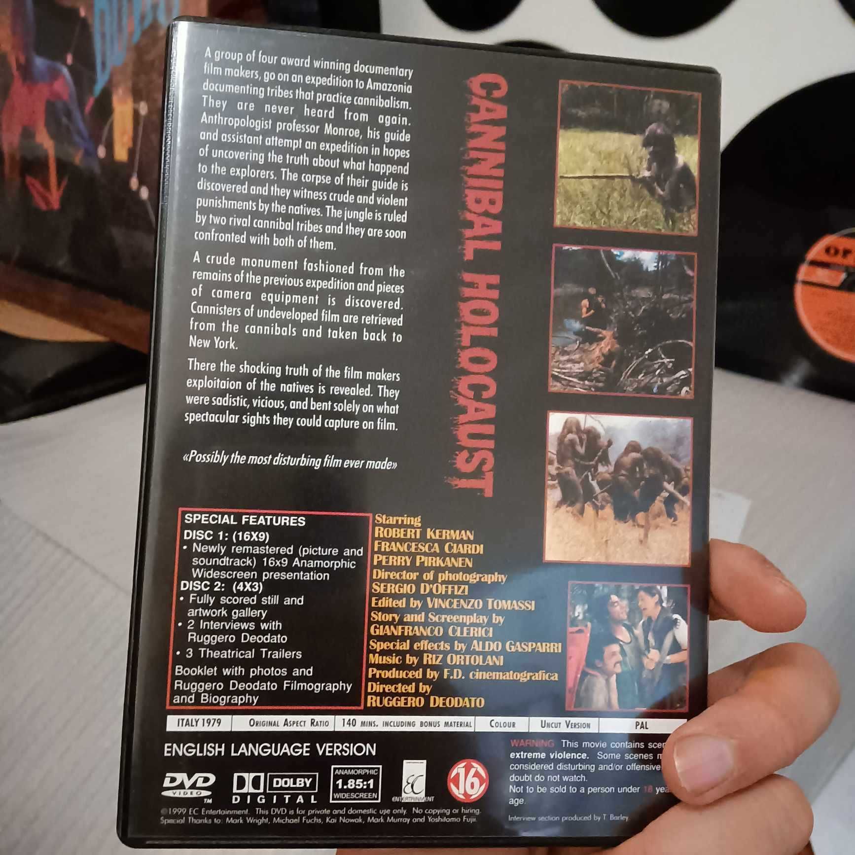 DVD Duplo Cannibal Holocaust - Uncut Version DVD
