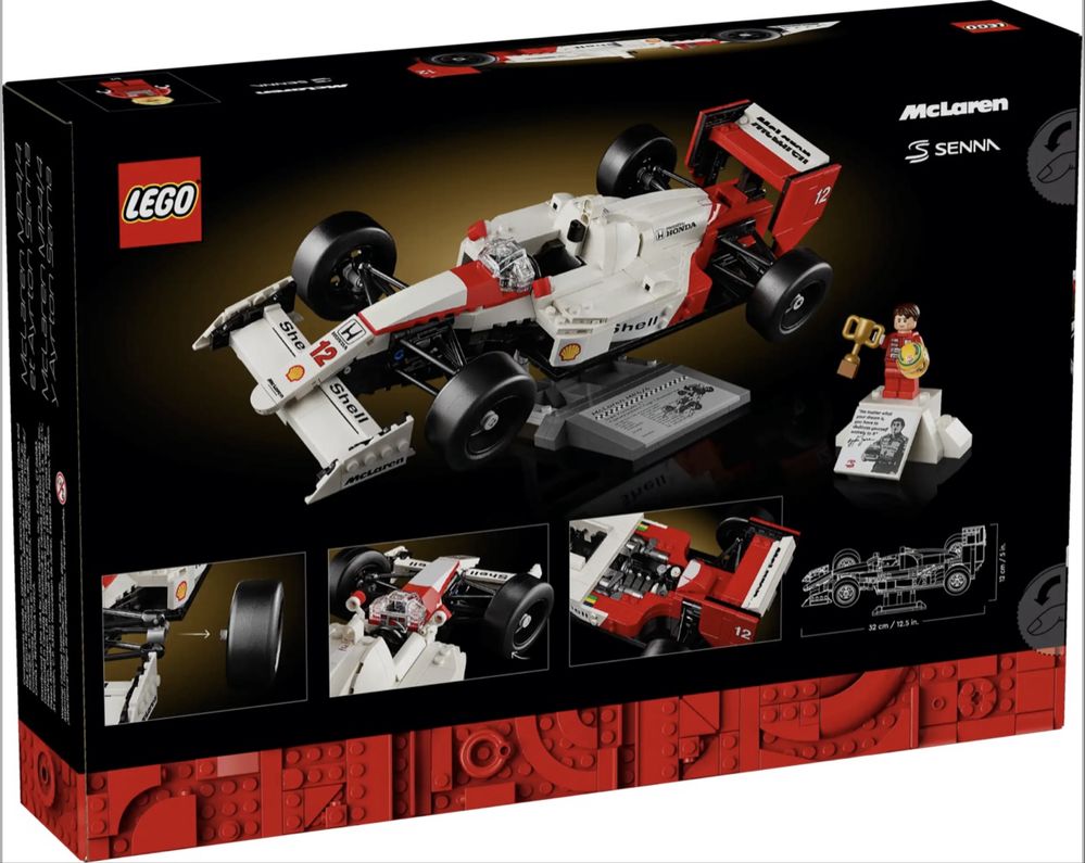 Lego ayrton senna novo