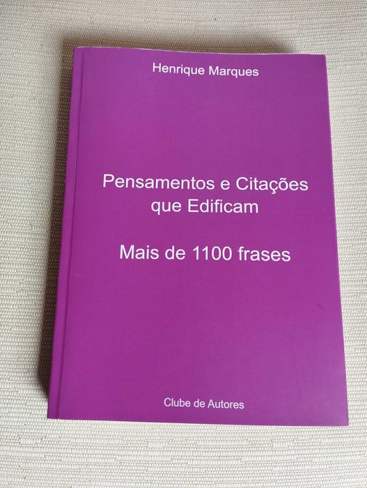 Livro "Pensamentos e Citações que Edificam"