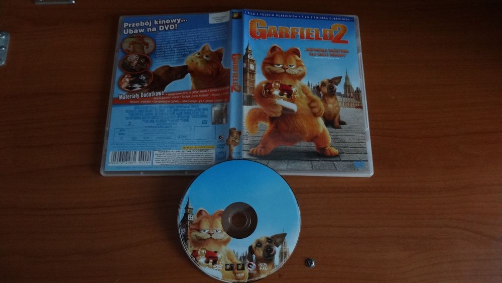 Garfield 2 - film, wersja PL, ORYG. płyta DVD film