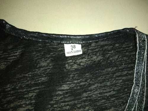 bluzka błyszcząca złota nitka S 38 hit